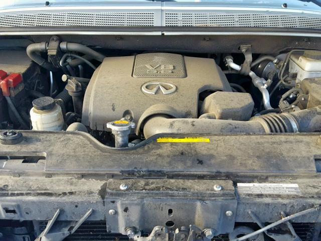 5N3ZA0NC0AN908107 - 2010 INFINITI QX56 SILVER photo 7