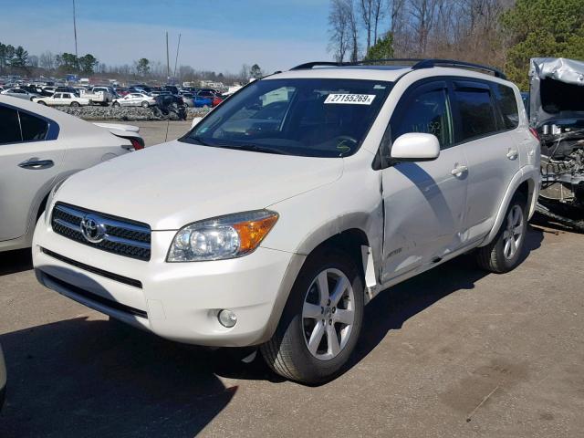 JTMZD31V685097078 - 2008 TOYOTA RAV4 LIMIT WHITE photo 2