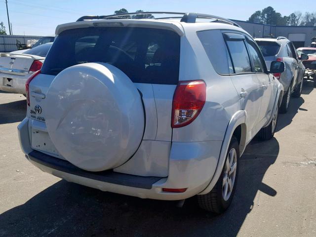 JTMZD31V685097078 - 2008 TOYOTA RAV4 LIMIT WHITE photo 4