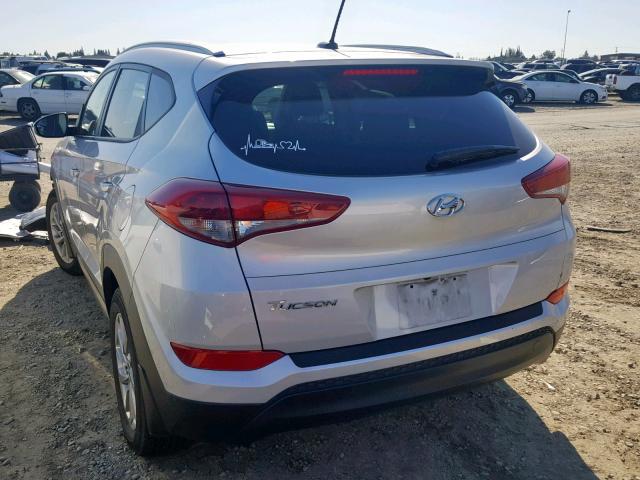 KM8J33A47GU183183 - 2016 HYUNDAI TUCSON LIM SILVER photo 3