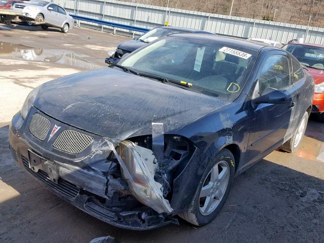 1G2AS18H897125397 - 2009 PONTIAC G5 BLACK photo 2