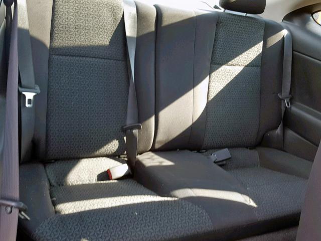 1G2AS18H897125397 - 2009 PONTIAC G5 BLACK photo 6