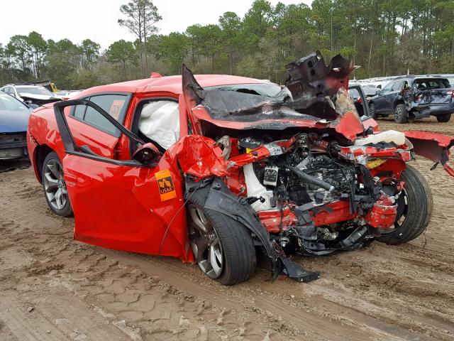 2C3CDXHG0HH537233 - 2017 DODGE CHARGER SX RED photo 1