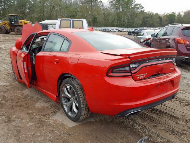 2C3CDXHG0HH537233 - 2017 DODGE CHARGER SX RED photo 3