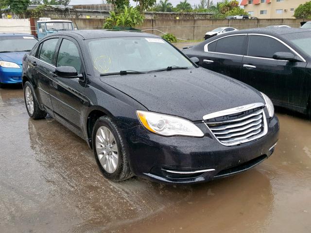 1C3CCBAB9CN201598 - 2012 CHRYSLER 200 LX BLACK photo 1