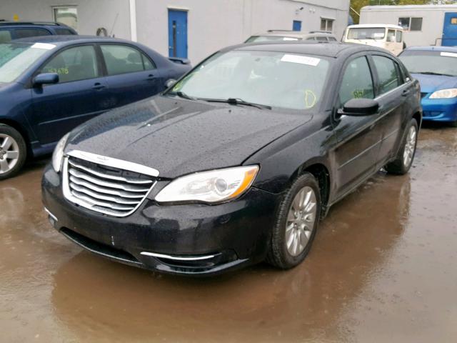 1C3CCBAB9CN201598 - 2012 CHRYSLER 200 LX BLACK photo 2