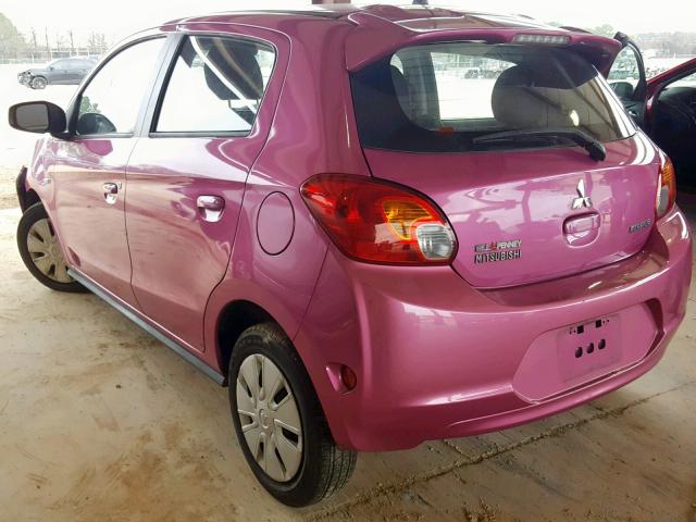 ML32A3HJ3FH057116 - 2015 MITSUBISHI MIRAGE DE PINK photo 3