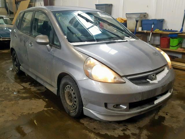 JHMGD386X8S810229 - 2008 HONDA FIT SPORT BLUE photo 1