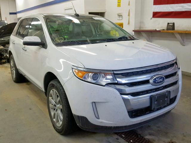 2FMDK4JC6BBB52146 - 2011 FORD EDGE SEL WHITE photo 1