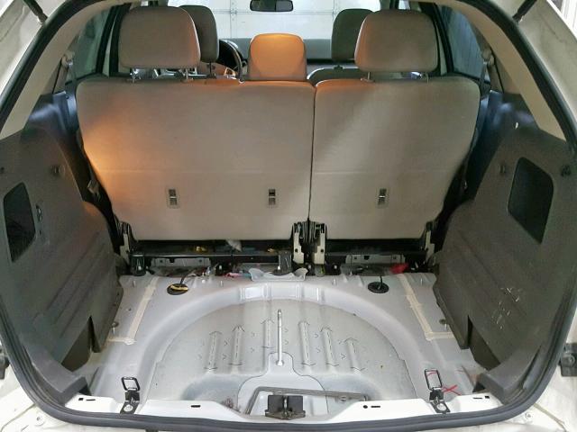 2FMDK4JC6BBB52146 - 2011 FORD EDGE SEL WHITE photo 9