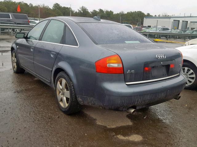 WAULT64B34N082539 - 2004 AUDI A6 3.0 QUA GRAY photo 3