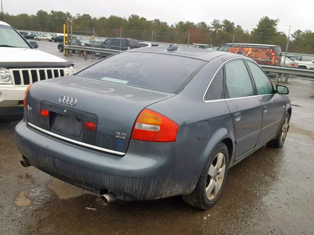 WAULT64B34N082539 - 2004 AUDI A6 3.0 QUA GRAY photo 4