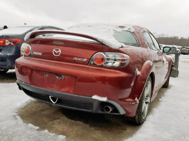 JM1FE173260205054 - 2006 MAZDA RX8 RED photo 4