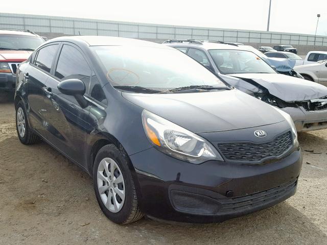 KNADM4A39D6296058 - 2013 KIA RIO LX BLACK photo 1