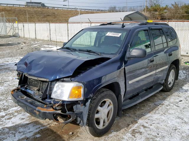 1GKDT13S682208433 - 2008 GMC ENVOY BLUE photo 2