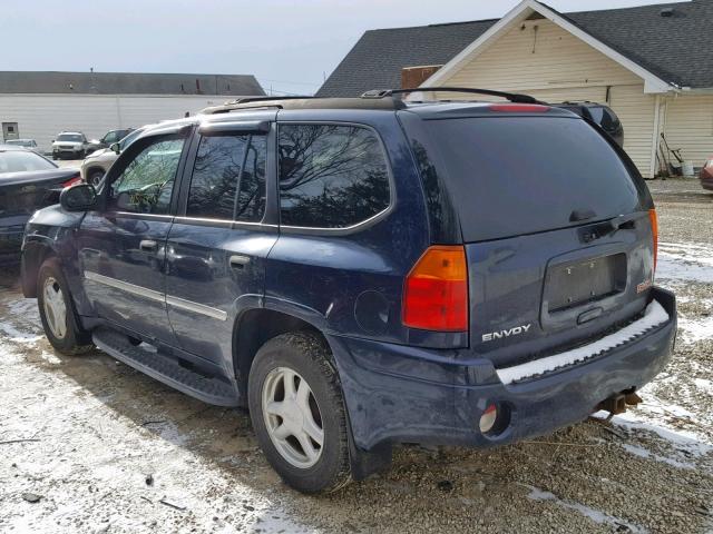 1GKDT13S682208433 - 2008 GMC ENVOY BLUE photo 3