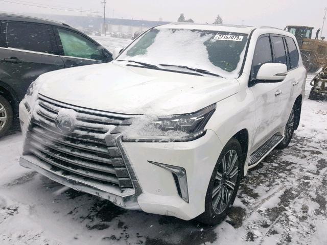 JTJHY7AX1H4237095 - 2017 LEXUS LX 570 WHITE photo 2