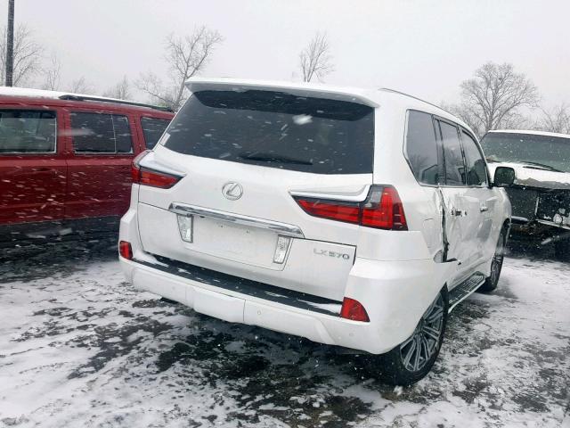 JTJHY7AX1H4237095 - 2017 LEXUS LX 570 WHITE photo 4