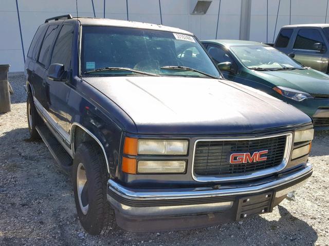 1GKEC13R6VJ725394 - 1997 GMC YUKON BLUE photo 1