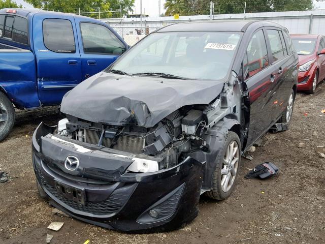 JM1CW2CL6C0142886 - 2012 MAZDA 5 BLACK photo 2