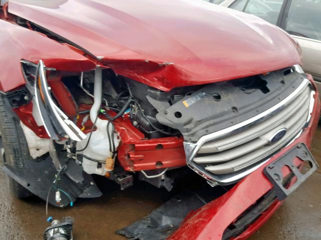 1FAHP2H83GG152933 - 2016 FORD TAURUS SEL RED photo 9