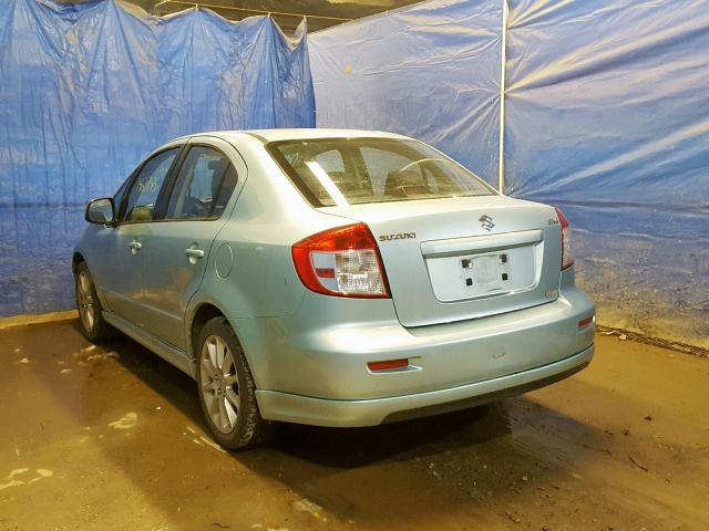 JS2YC417396201498 - 2009 SUZUKI SX4 TOURIN BLUE photo 3