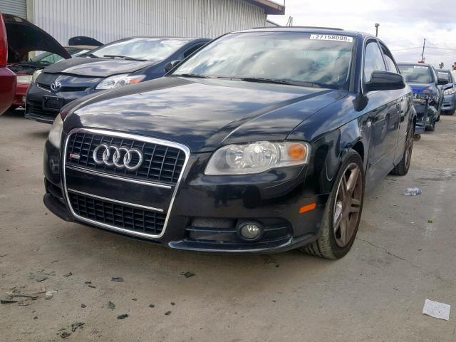 WAUAF78E78A167129 - 2008 AUDI A4 2.0T BLACK photo 2