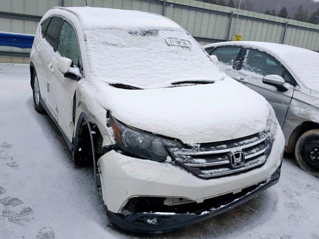 5J6RM4H75EL109896 - 2014 HONDA CR-V EXL WHITE photo 1