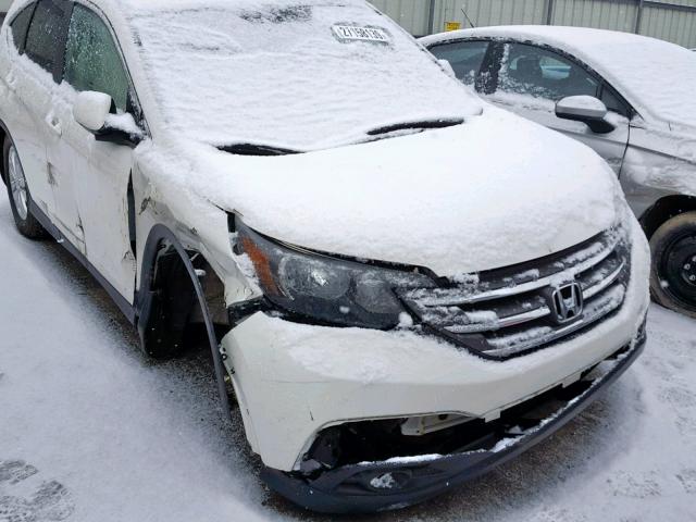 5J6RM4H75EL109896 - 2014 HONDA CR-V EXL WHITE photo 9