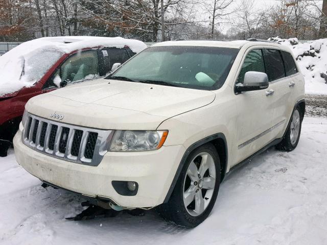 1J4RR6GT6BC537371 - 2011 JEEP GRAND CHER CREAM photo 2