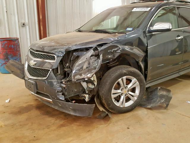 2CNALFEW6A6234935 - 2010 CHEVROLET EQUINOX LT CHARCOAL photo 9