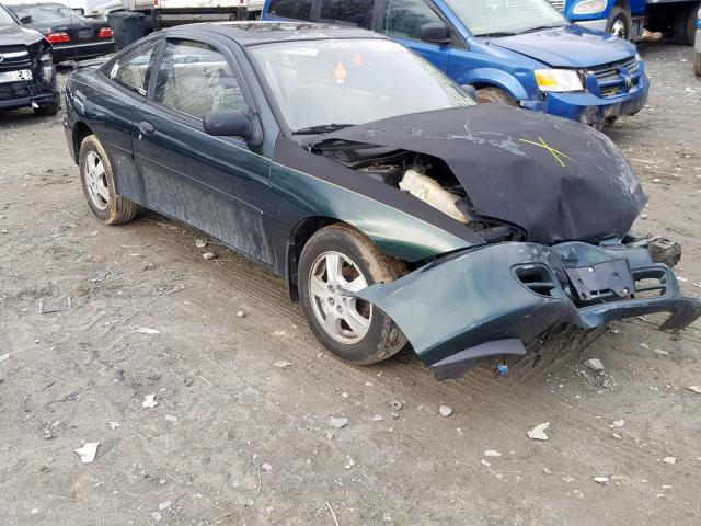 1G1JS124927146579 - 2002 CHEVROLET CAVALIER L GREEN photo 1