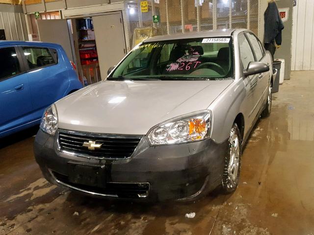 1G1ZS58F97F290701 - 2007 CHEVROLET MALIBU LS SILVER photo 2