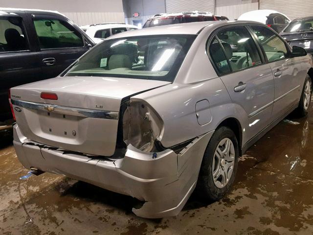 1G1ZS58F97F290701 - 2007 CHEVROLET MALIBU LS SILVER photo 4