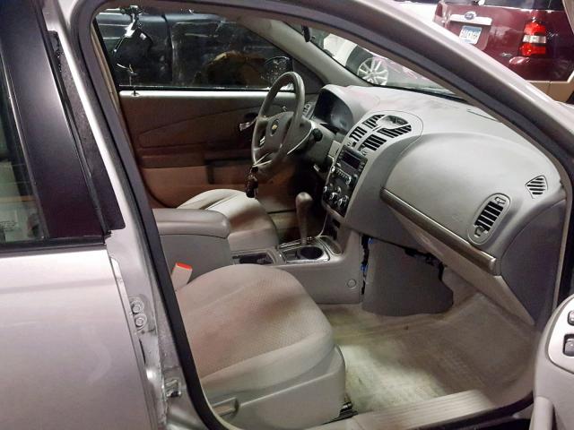 1G1ZS58F97F290701 - 2007 CHEVROLET MALIBU LS SILVER photo 5