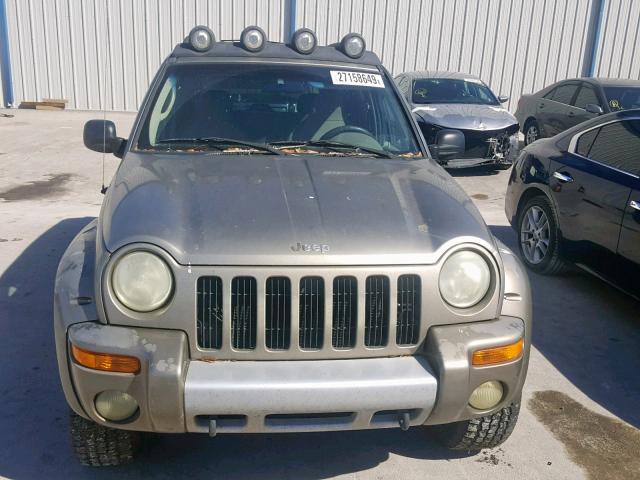 1J4GK38K42W367459 - 2002 JEEP LIBERTY RE TAN photo 9