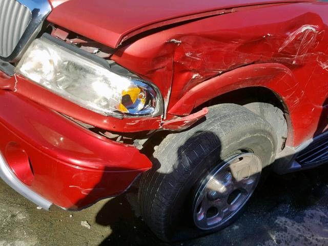 5LMFU28AXYLJ17594 - 2000 LINCOLN NAVIGATOR Qırmızı foto 9