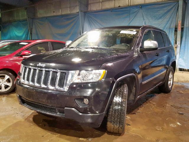 1J4RR4GG4BC509530 - 2011 JEEP GRAND CHER BLACK photo 2