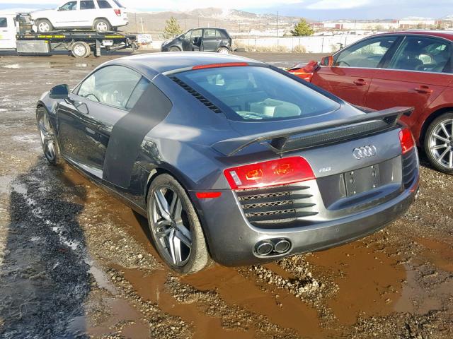 WUAAU34259N002593 - 2009 AUDI R8 4.2 QUA GRAY photo 3