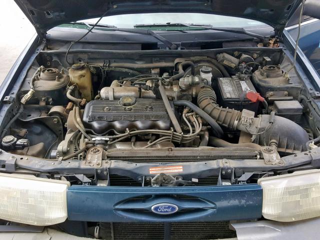 1FASP10J8SW354129 - 1995 FORD ESCORT BLUE photo 7