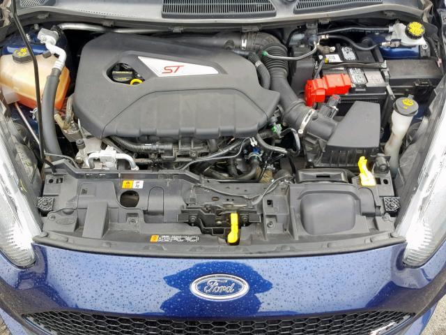 3FADP4GXXGM183685 - 2016 FORD FIESTA ST BLUE photo 7