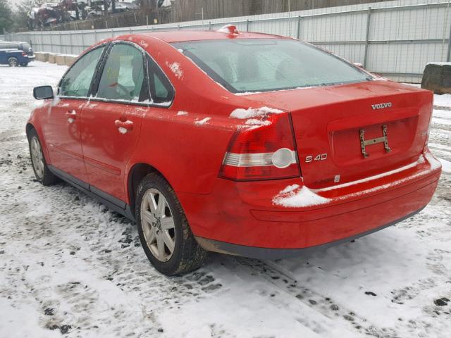 YV1MS382X52084806 - 2005 VOLVO S40 2.4I RED photo 3