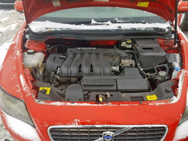 YV1MS382X52084806 - 2005 VOLVO S40 2.4I RED photo 7