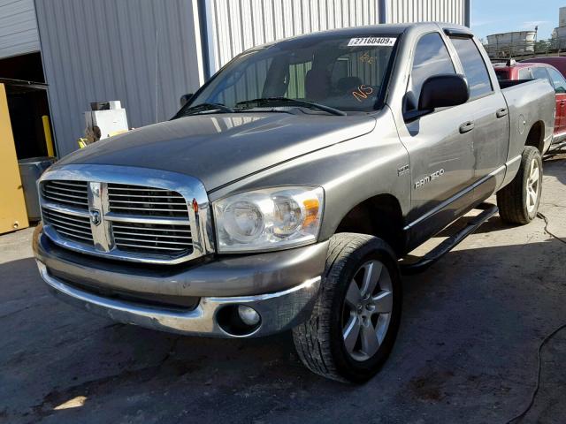 1D7HU18247S226808 - 2007 DODGE RAM 1500 S GRAY photo 2