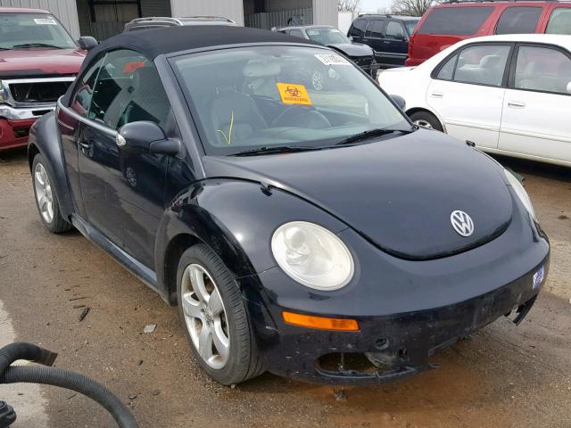 3VWSG31Y07M409436 - 2007 VOLKSWAGEN NEW BEETLE Schwarz Foto 1