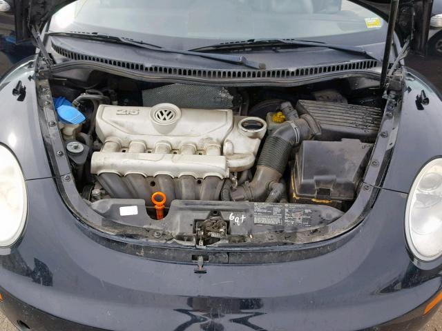 3VWSG31Y07M409436 - 2007 VOLKSWAGEN NEW BEETLE Schwarz Foto 7