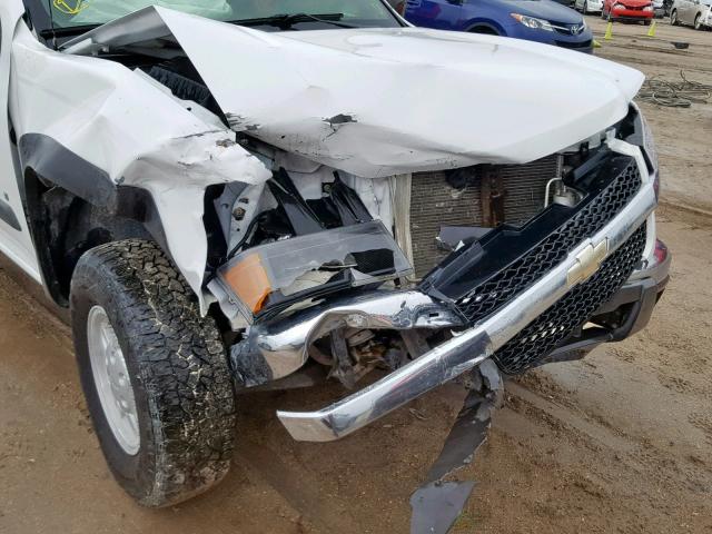 1GCDT136X68228337 - 2006 CHEVROLET COLORADO WHITE photo 9