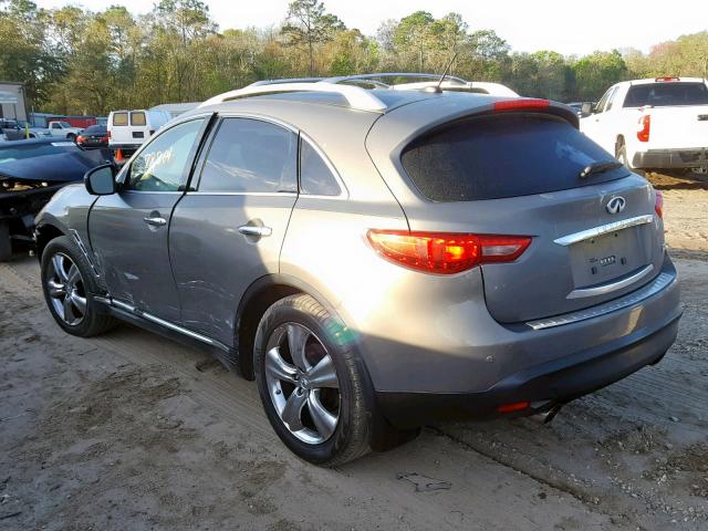 JN8AS1MU2AM802551 - 2010 INFINITI FX35 GRAY photo 3