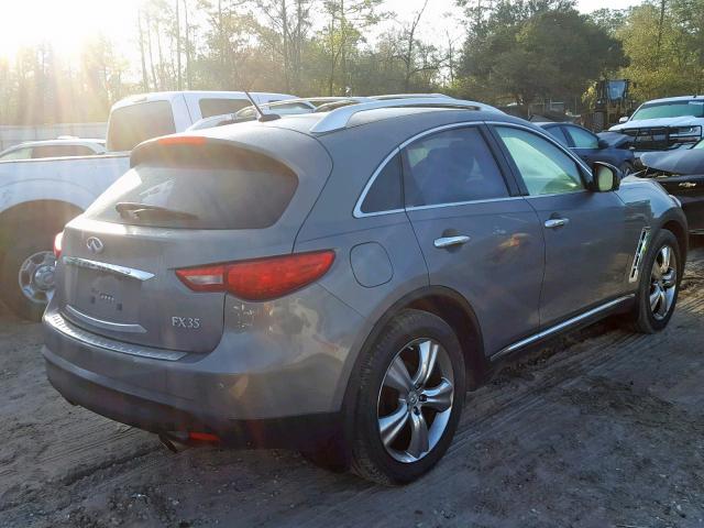 JN8AS1MU2AM802551 - 2010 INFINITI FX35 GRAY photo 4