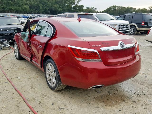 1G4GC5E35CF239935 - 2012 BUICK LACROSSE RED photo 3